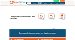 Desktop Screenshot of crowdratio.com
